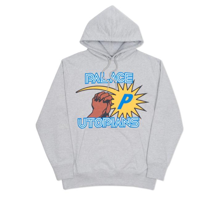 Thumbnail PALACE UTOPIANS HOOD GREY MARL one color