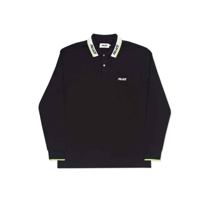 Thumbnail FLURO L/S POLO BLACK one color