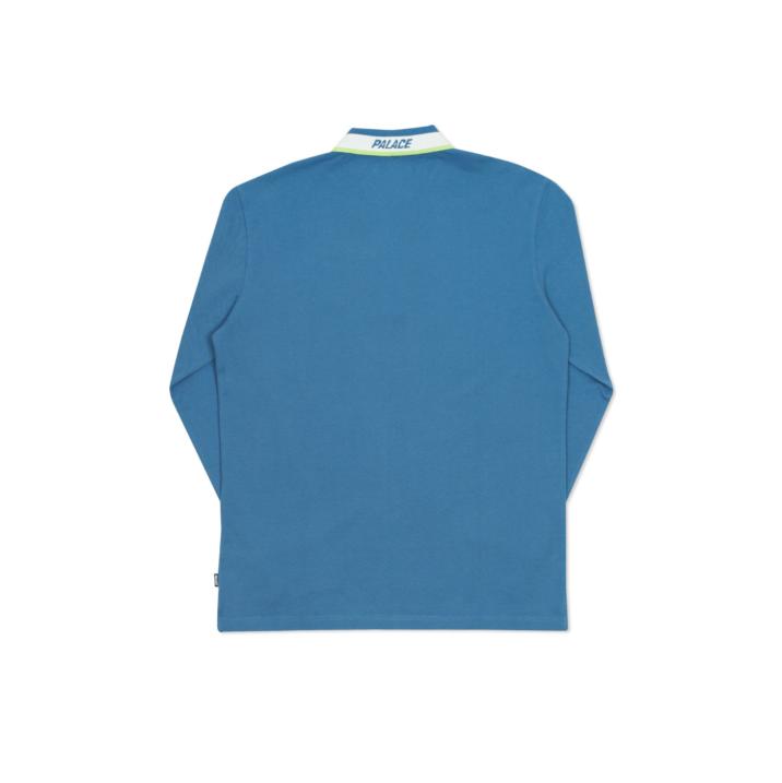 Thumbnail FLURO L/S POLO AGEAN BLUE one color