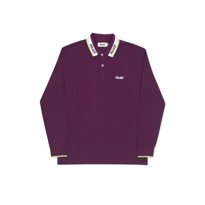 Thumbnail FLURO L/S POLO PURPLE one color