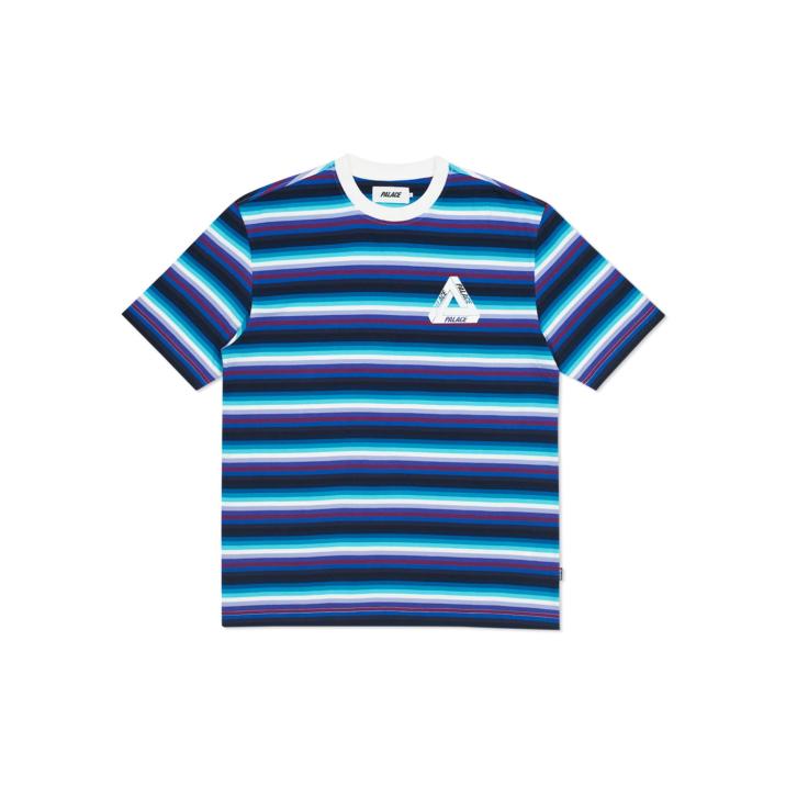 Thumbnail THIN STRIPE T-SHIRT BLUE / PINK one color