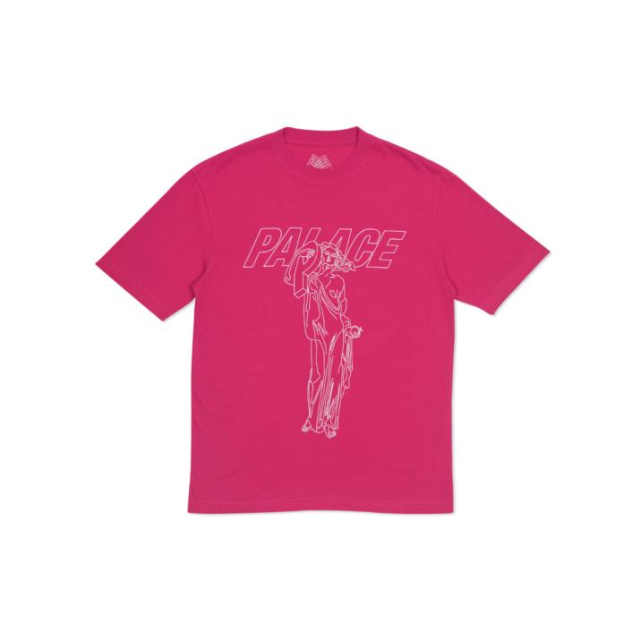 P STATUE T-SHIRT CMYK PINK one color