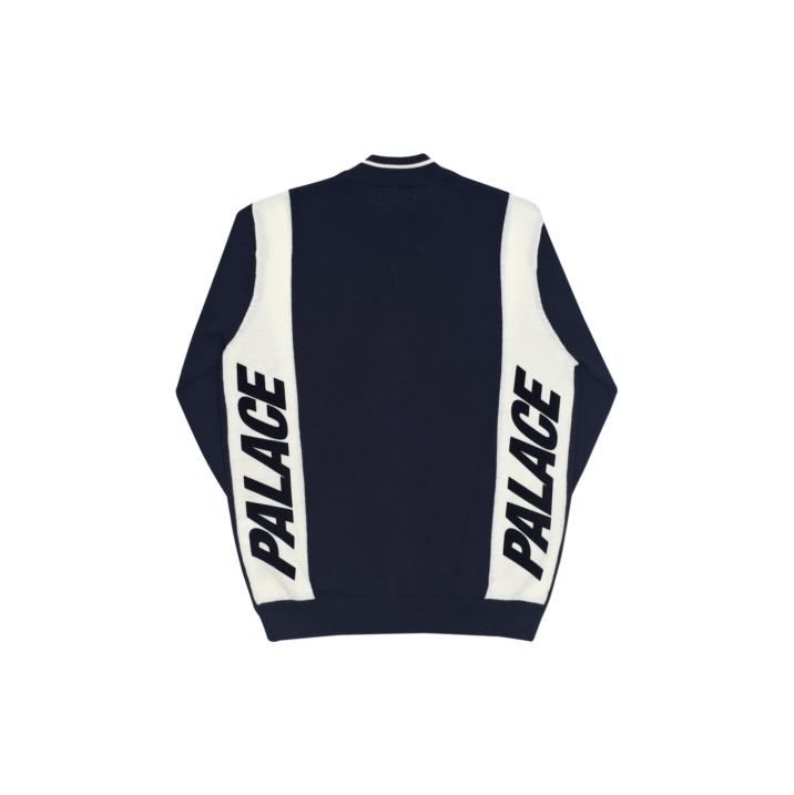 Thumbnail FONT ZIP KNIT BLACK / WHITE one color