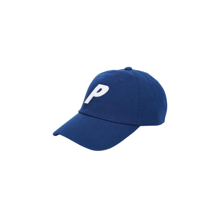 P 6-PANEL BLUE one color