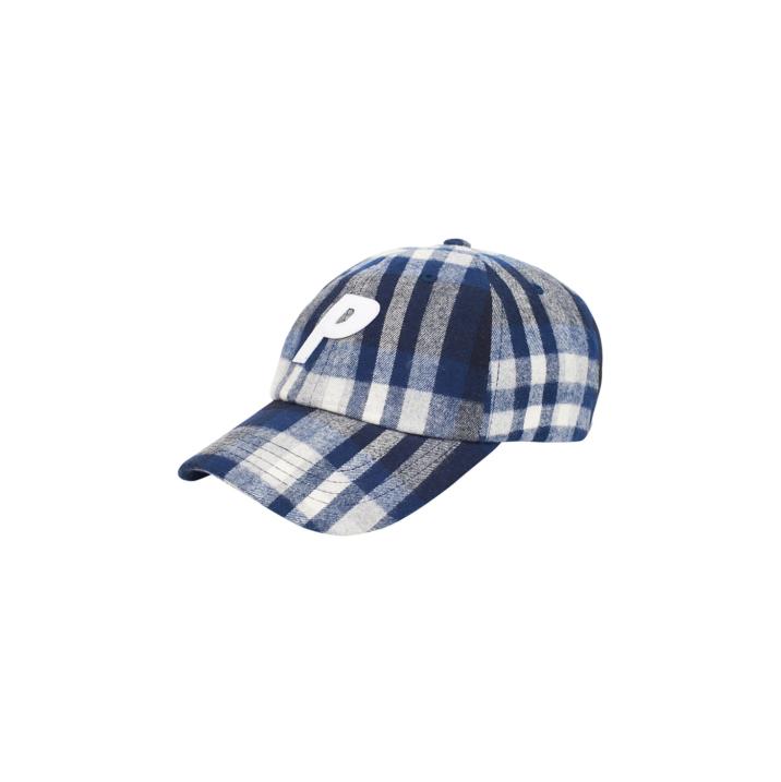 P 6-PANEL BLACK / BLUE FLANNEL one color