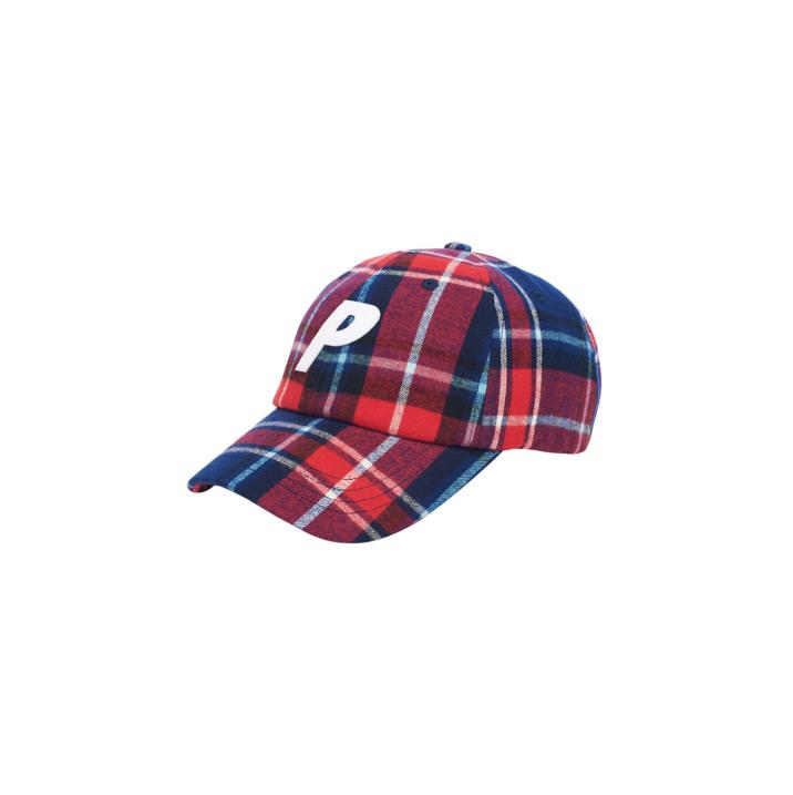 P 6-PANEL RED / BLUE / PLUM FLANNEL one color