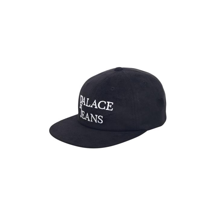 PJ'S 6-PANEL BLACK SUEDE one color