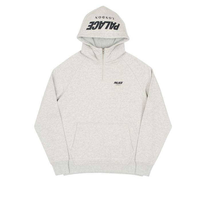 Thumbnail CUSTOM 1/4 ZIP HOOD GREY MARL one color