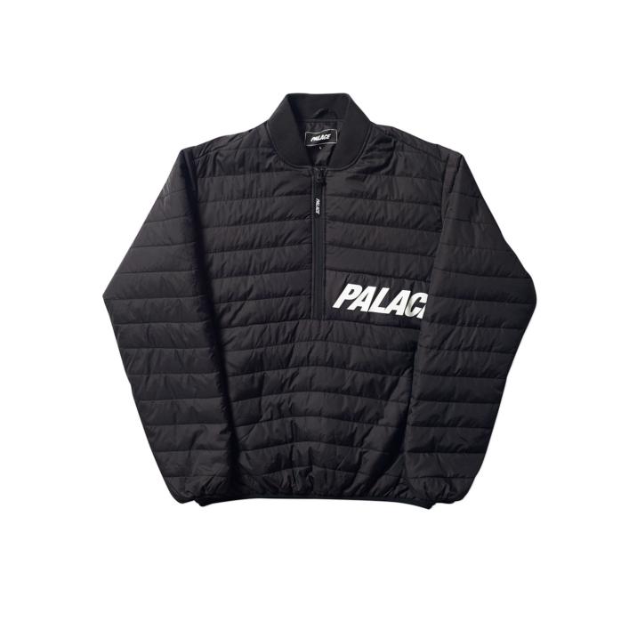 Half Zip Packer Black / Black - Autumn 2017 - Palace Community