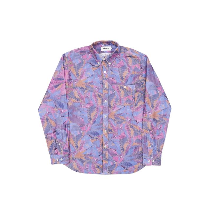 Thumbnail WARP PATTERN SHIRT PURPLE one color