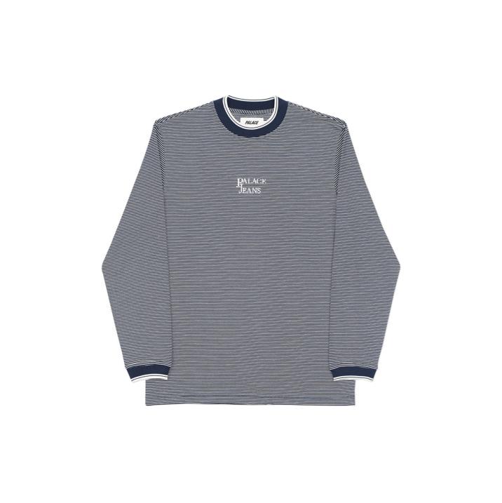 Thumbnail PALACE JEANS LONGSLEEVE TOP NAVY / WHITE one color