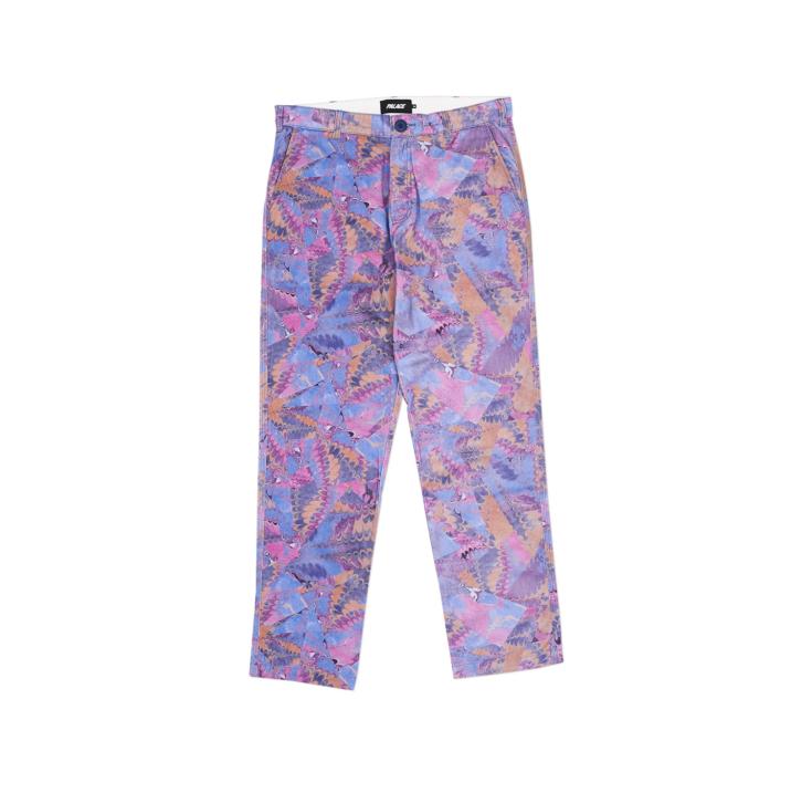 Thumbnail WARP PATTERN WORK PANT PURPLE one color