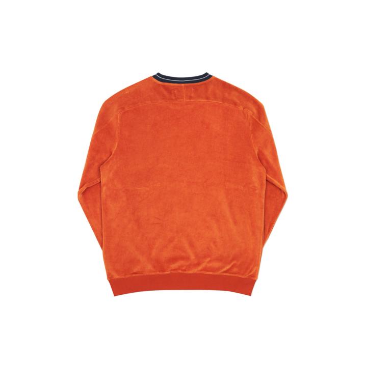 Thumbnail VELOUR CREW BURNT ORANGE one color