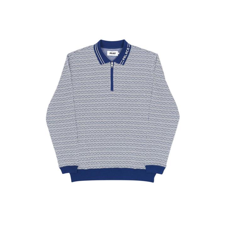 Thumbnail MACRO P HEAVY ZIP TOP BLUE / WHITE one color