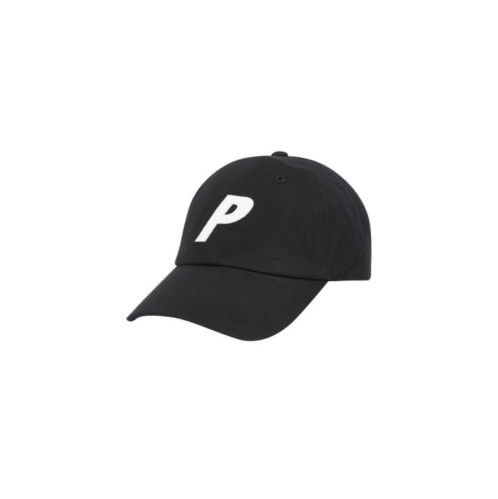 P 6-PANEL BLACK one color