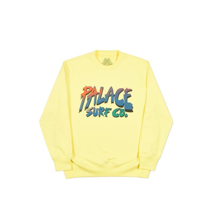 SURF CO CREW LIGHT YELLOW one color