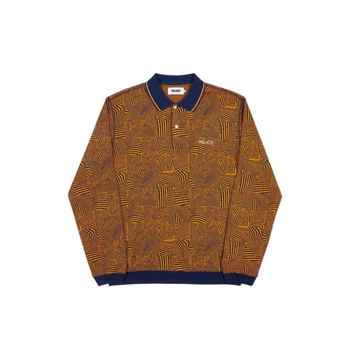 Thumbnail WAVED POLO NAVY / ORANGE one color