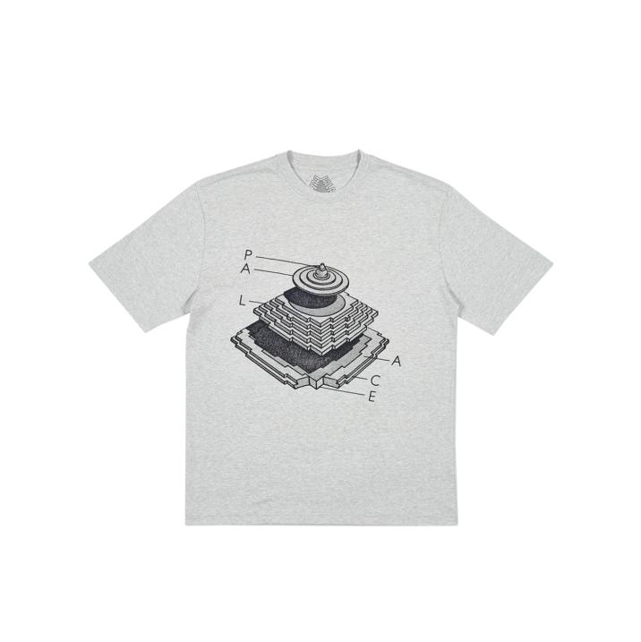 PYRAMIDAL T-SHIRT GREY MARL one color