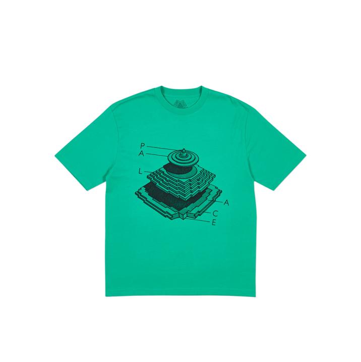 PYRAMIDAL T-SHIRT POOL GREEN one color