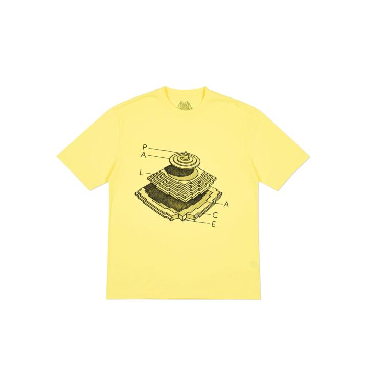 PYRAMIDAL T-SHIRT LIGHT YELLOW one color