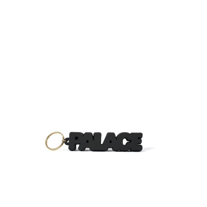 PALACE RUBBER KEYRING BLACK one color