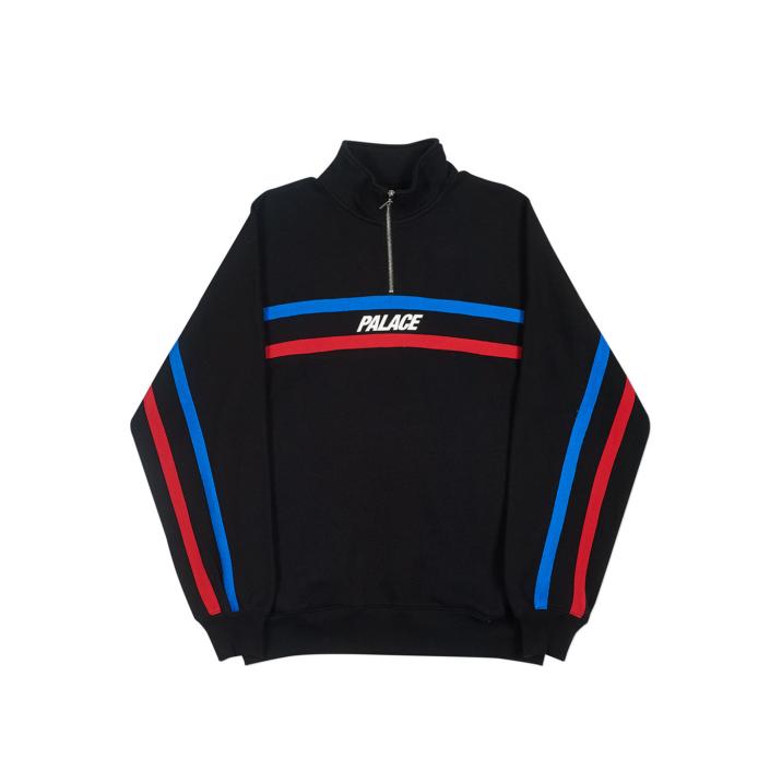 Thumbnail S-LINE 1/4 ZIP BLACK one color