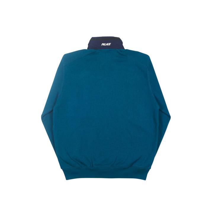 Thumbnail TECHNO ZIP SWEAT TEAL one color