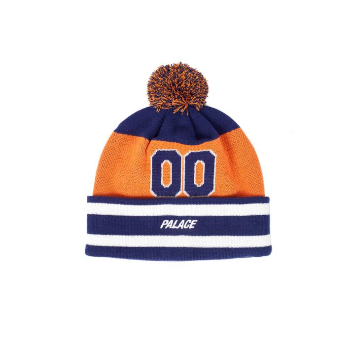 Zero Zero Beanie Navy / Orange - Autumn 2019 - Palace Community