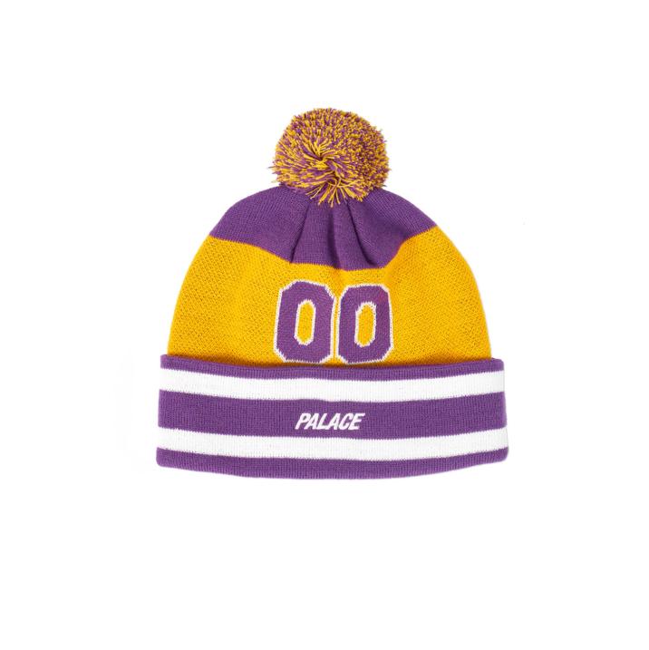 Thumbnail ZERO ZERO BEANIE PURPLE / YELLOW one color