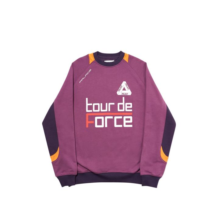 Thumbnail TOUR DE FORCE CREW PURPLE one color