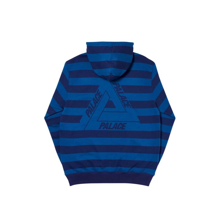 Thumbnail TRI-STRIPE-ZIP HOOD BLUE / NAVY one color