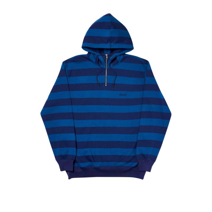 Thumbnail TRI-STRIPE-ZIP HOOD BLUE / NAVY one color