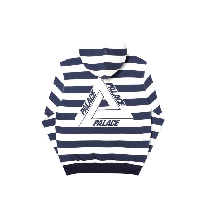 Thumbnail TRI-STRIPE-ZIP HOOD WHITE / NAVY one color