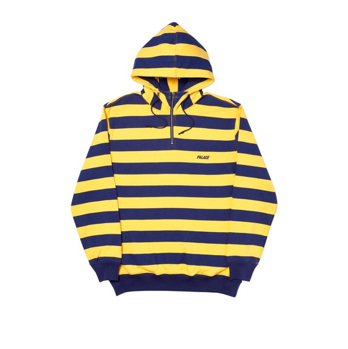 Thumbnail TRI-STRIPE-ZIP HOOD YELLOW / NAVY one color