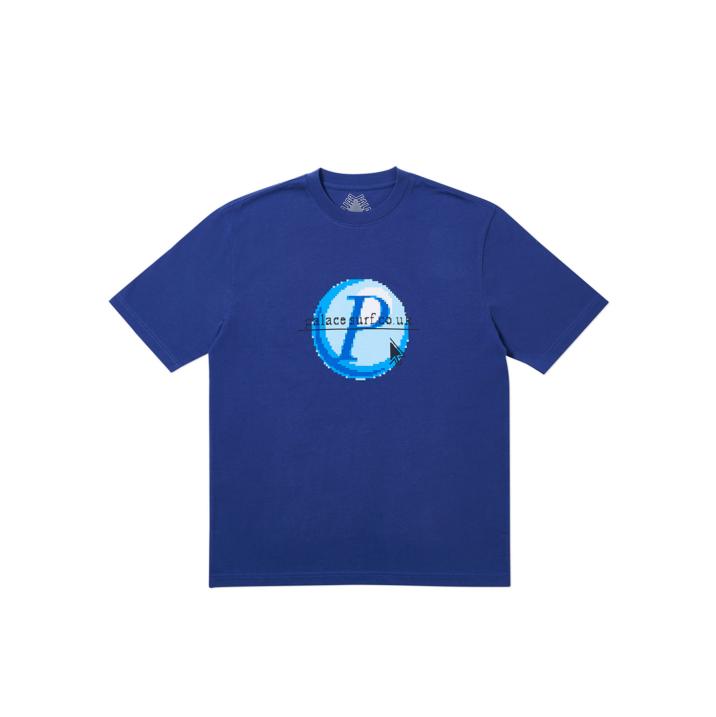 LOG ON T-SHIRT BLUE one color