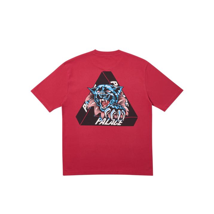 Thumbnail RIPPED T-SHIRT DARK RED one color