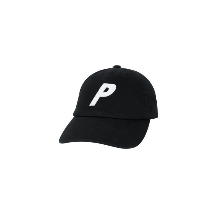 Thumbnail P 6-PANEL BLACK one color