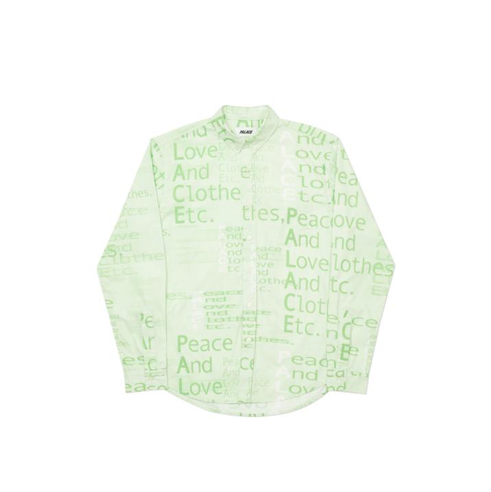 Thumbnail THIS IS WHAT PALACE STANDS FOR SHIRT GREEN one color