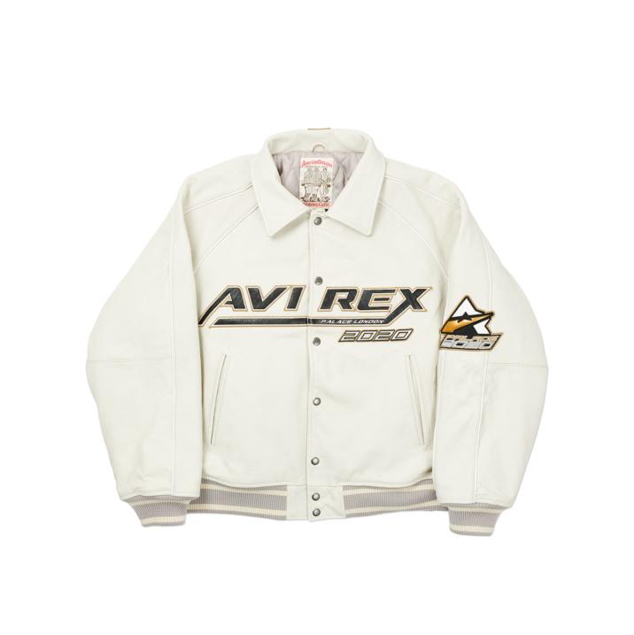 Thumbnail PALACE AVIREX NO SNAKES JACKET WHITE one color