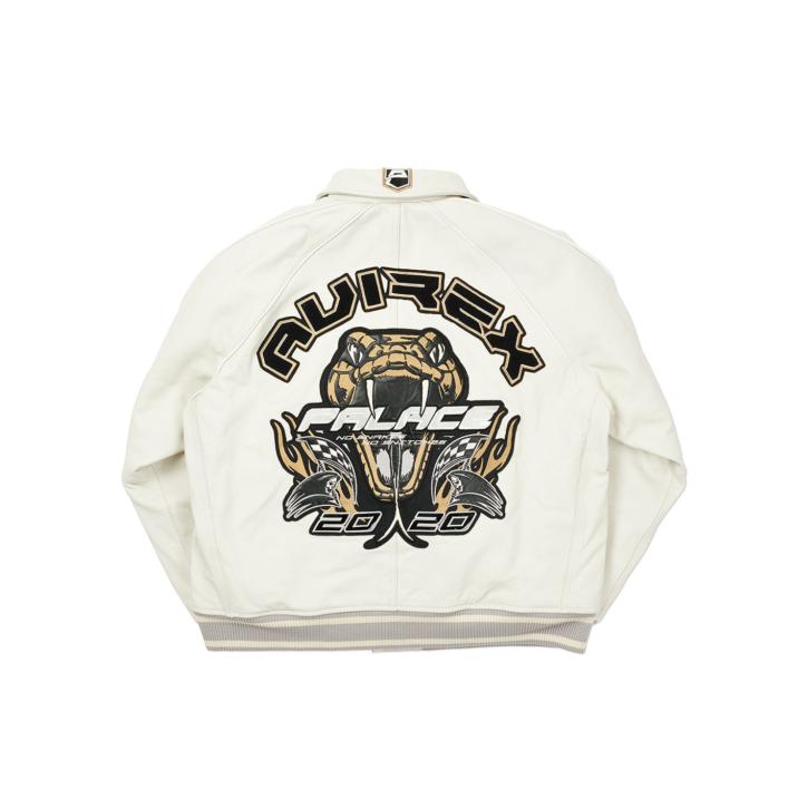 Thumbnail PALACE AVIREX NO SNAKES JACKET WHITE one color