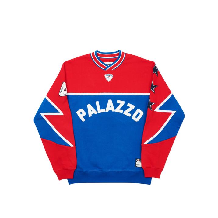 Thumbnail PALAZZO CREW RED / BLUE one color