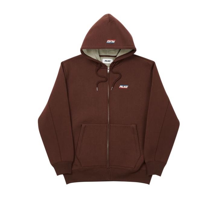 Thumbnail ARD QUALITY ZIP HOOD BROWN one color