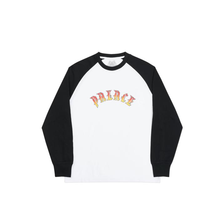 Thumbnail PALACE SPITFIRE P-FIRE LONGSLEEVE WHITE / BLACK one color