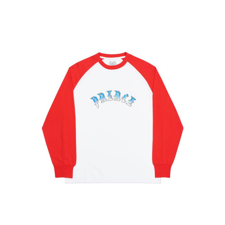 Thumbnail PALACE SPITFIRE P-FIRE LONGSLEEVE WHITE / RED one color