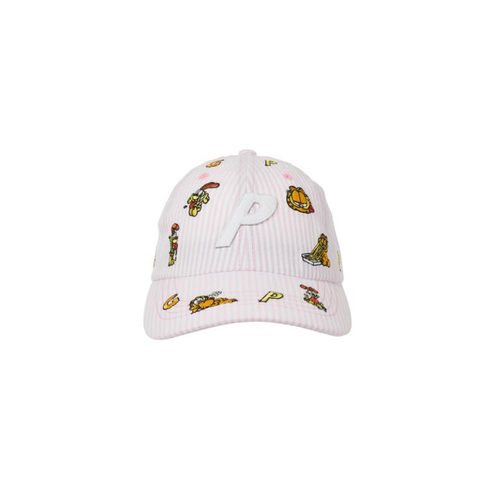 Thumbnail PALACE GARFIELD P 6-PANEL PINK / WHITE one color