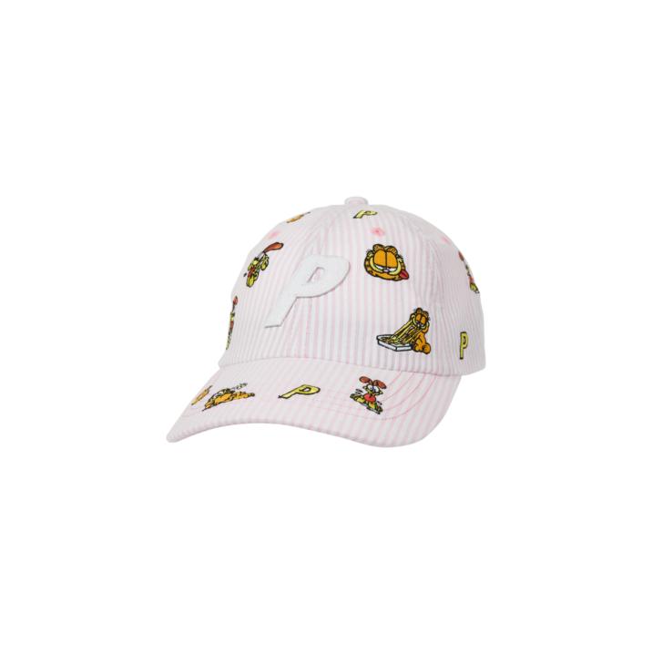 Thumbnail PALACE GARFIELD P 6-PANEL PINK / WHITE one color