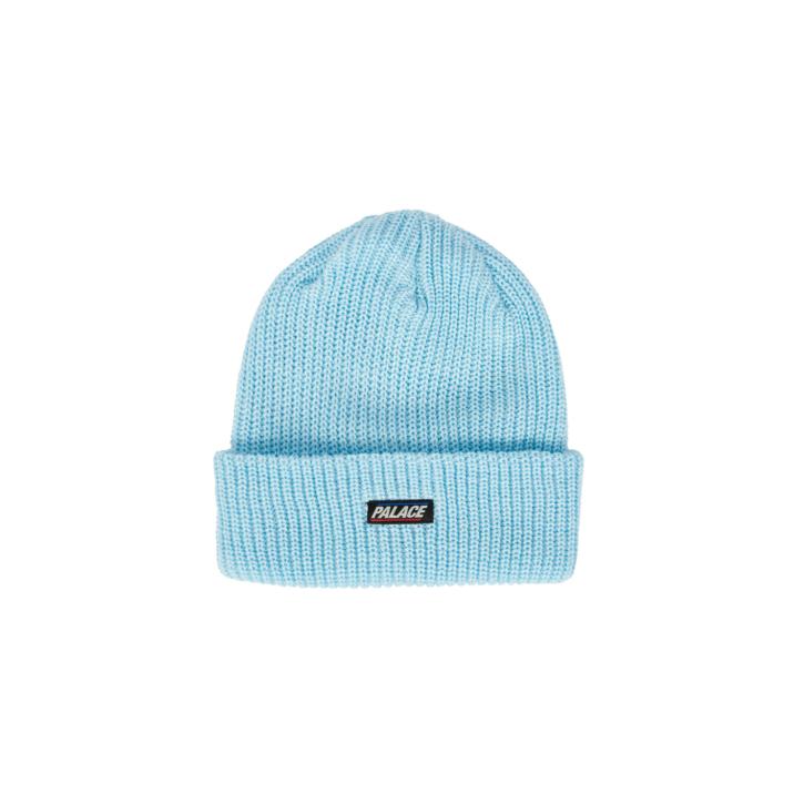 BASICS RIBBER BEANIE LIGHT BLUE one color