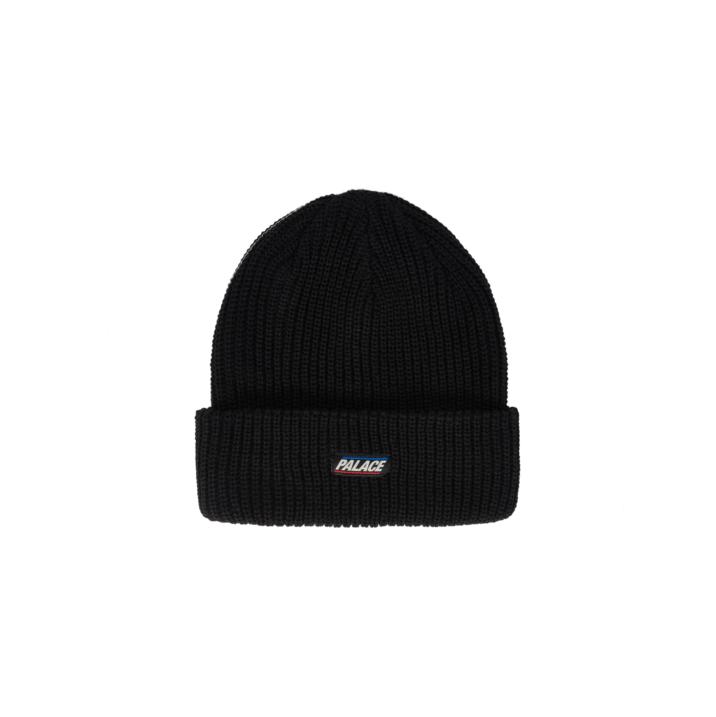 BASICS RIBBER BEANIE BLACK one color