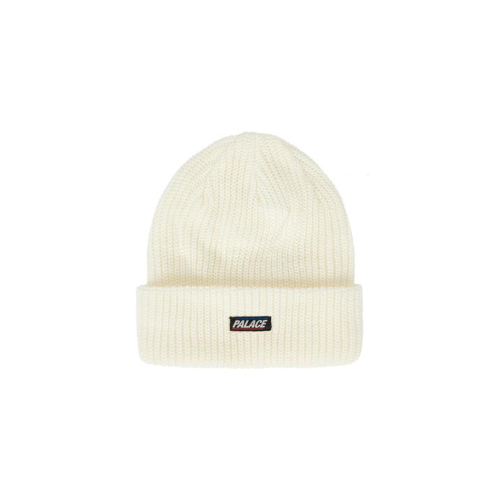 BASICS RIBBER BEANIE CREAM one color