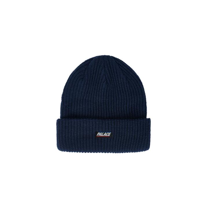 BASICS RIBBER BEANIE NAVY one color